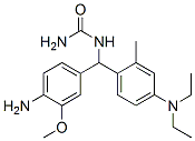 N-[(4-Amino-3-methoxyphenyl)[4-(diethylamino)-2-methylphenyl]methyl]urea 结构式