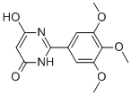 6-HYDROXY-2-(3,4,5-TRIMETHOXYPHENYL)-4(3H)-PYRIMIDINONE 结构式