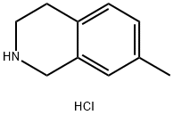 7-甲基-1,2,3,4-四氢异喹啉盐酸盐 结构式