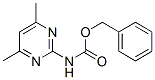 Carbamic acid, (4,6-dimethyl-2-pyrimidinyl)-, phenylmethyl ester (9CI) 结构式