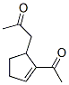 2-Propanone, 1-(2-acetyl-2-cyclopenten-1-yl)- (9CI) 结构式