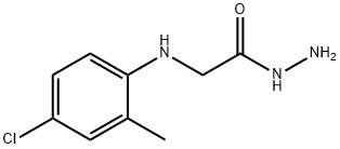 2-[(4-氯-2-甲基-苯基)氨基]乙烷肼 结构式