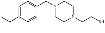 2-(4-(4-异丙基苄基)哌嗪-1-基)乙烷-1-醇 结构式