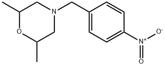 2,6-二甲基-4-(4-硝基苄基)吗啉 结构式