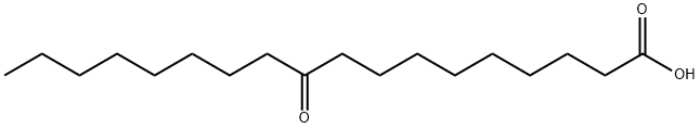 Octadecanoic acid, 10-oxo- 结构式