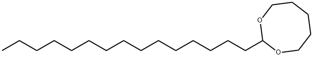 2-Pentadecyl-1,3-dioxocane 结构式