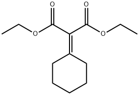 Propanedioic acid, 2-cyclohexylidene-, 1,3-diethyl ester 结构式
