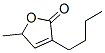 3-Butyl-5-methyl-2,5-dihydrofuran-2-one 结构式