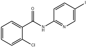 BENZAMIDE, 2-CHLORO-N-(5-IODO-2-PYRIDINYL)- 结构式