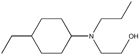 Ethanol, 2-[(4-ethylcyclohexyl)propylamino]- (9CI) 结构式