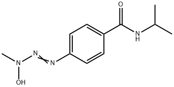 p-(3-Hydroxy-3-methyl-1-triazeno)-N-isopropylbenzamide 结构式