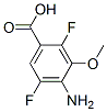 Benzoic acid, 4-amino-2,5-difluoro-3-methoxy- (9CI) 结构式