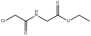 N-(乙酰基氯)甘氨酸乙酯 结构式