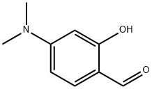 4-(二甲氨基)水杨醛 结构式