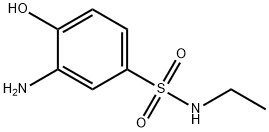 2-氨基苯酚-4-(N-乙基)磺酰胺 结构式
