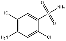 4-氨基-2-氯-5-羟基苯磺酰胺 结构式