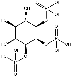 inositol 1,2,3-trisphosphate 结构式