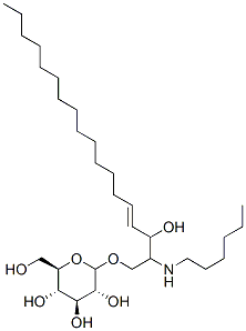 N-hexylglucosylsphingosine 结构式