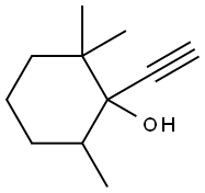 1-乙炔基-2,2,6-三甲基环己醇, (E)+(Z) 结构式