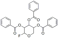 (4,5-dibenzoyloxy-2-fluoro-oxan-3-yl) benzoate 结构式