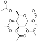 Α-D-五乙酰半乳糖 结构式