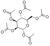 1,2,3,4,6-O-五乙酰基-Α-甘露糖 结构式