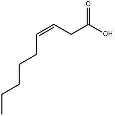 (Z)-3-Nonenoic acid 结构式