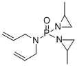 Bis(2-methyl-1-aziridinyl)diallylaminophosphine oxide 结构式