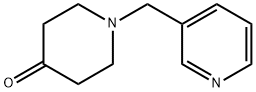 1-((吡啶-3-基)甲基)-4-哌啶酮 结构式