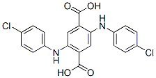 2,5-bis(4-chlorophenylamino)terephthalic acid 结构式