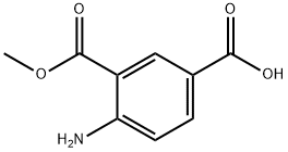 4-氨基-3-甲氧基羰基 苯甲酸 结构式