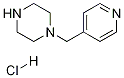 1-[(4-吡啶基)甲基]哌嗪盐酸盐 结构式