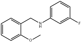 3-fluoro-N-[(2-methoxyphenyl)methyl]aniline 结构式