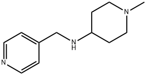 1-甲基-N-(吡啶-4-基甲基)哌啶-4-胺 结构式