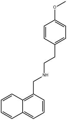 2-(4-甲氧基苯基)-N-(萘-1-基甲基)乙烷-1-胺 结构式