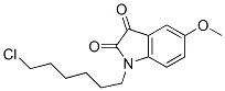 1-(6-CHLOROHEXYL)-5-METHOXY-1H-INDOLE-2,3-DIONE 结构式