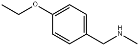N-(4-ETHOXYBENZYL)-N-METHYLAMINE 结构式