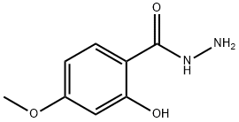 2-羟基-4-甲氧基苯甲酰肼 结构式