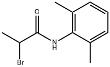 2-溴-N-(2,6-二甲基苯基)丙酰胺 结构式