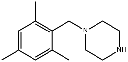 1-(2,4,6-三甲基苄基)哌嗪 结构式