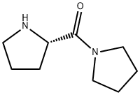 1-[(2S)-2-吡咯烷羰基]-吡咯烷 结构式