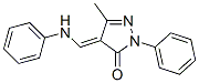 5-甲基-2-苯基-4-((苯基氨基)亚甲基)-2,4-二氢-3H-吡唑-3-酮 结构式