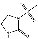 1-甲磺酰基-2-咪唑烷酮 结构式