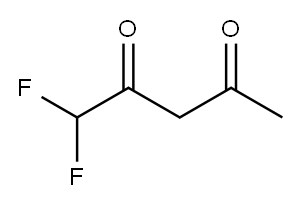 2,4 -戊二酮,1,1二氟 结构式