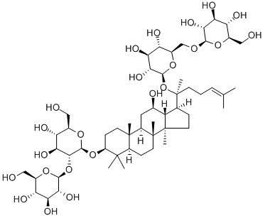 人参皂苷 Rb1 结构式