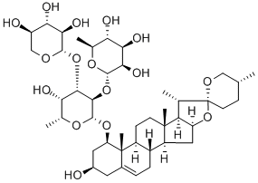 麦冬皂苷D 结构式
