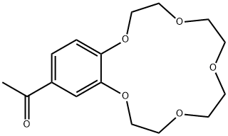4'-乙酰苯并-15-冠-5-醚 结构式