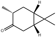 [1R-(1alpha,4beta,6beta)]-4,7,7-trimethylbicyclo[4.1.0]heptan-3-one  结构式