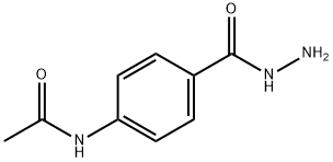 4-乙酰氨基苯甲酸,肼 结构式