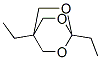 2,5-Diethyl-2,5-(epoxymethano)-1,3-dioxane 结构式